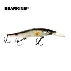Great Discount!Retail fishing lures,assorted colors quality Minnow 110mm 14g,Tungsten ball bearking 2017 model crank bait