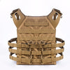 Image of Tactical Vest Military Body Armor Plate Carrier Magazine Chest Rig Airsoft Paintball Chest Protector Molle Loading Bear Gear