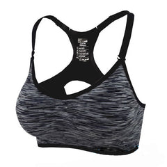 Women Fitness Yoga Sports Bra For Running Gym Adjustable Spaghetti Straps Padded Top Seamless Top Athletic Vest S M L
