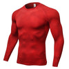 Image of SPORTSHUB 3D Printing Long Sleeve Men Trainning Exercise Sports T-shirts Quick Dry Rashgard Men's Gym Fitness Clothing SAA0057