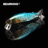 Image of Bearking 2016good fishing lure minnow quality professional bait 11.3cm 13.7g swim bait jointed bait equipped black or white hook