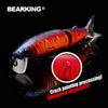 Image of Bearking 2016good fishing lure minnow quality professional bait 11.3cm 13.7g swim bait jointed bait equipped black or white hook