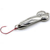Image of LUSHAZER DD spoon fishing lure 5g 10g 15g silver gold metal fishing bait spinnerbait Treble Hook hard lures China free shipping
