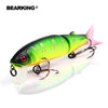 Image of Bearking 2016good fishing lure minnow quality professional bait 11.3cm 13.7g swim bait jointed bait equipped black or white hook