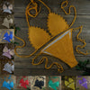 Image of Handmade Women's Swimwear Feeler Crochet Bikini Set Lining swim trunks U Pick 13 Color