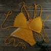 Image of Handmade Women's Swimwear Feeler Crochet Bikini Set Lining swim trunks U Pick 13 Color