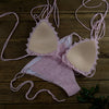 Image of Handmade Women's Swimwear Feeler Crochet Bikini Set Lining swim trunks U Pick 13 Color