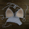 Image of Handmade Women's Swimwear Feeler Crochet Bikini Set Lining swim trunks U Pick 13 Color