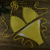 Image of Handmade Women's Swimwear Feeler Crochet Bikini Set Lining swim trunks U Pick 13 Color