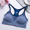 Image of Fitness Sports Bra Women Running Yoga Bra Push Up Sport Bra Top Athletic Vest Yoga Top Padded Brassiere Sport Top Soutien Gorge