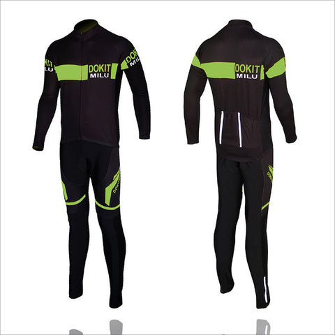 Dokitmilu Pro Long Sleeve Cycling Jersey Sets Breathable 3D Padded Sportswear Mountain Bicycle Bike Apparel Cycling Clothing set