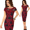 Image of Vfemage Womens Elegant Sexy Crochet Hollow Out Pinup Party Evening Special Occasion Sheath Fitted Vestidos Dress 4272