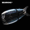 Image of Bearking 2016good fishing lure minnow quality professional bait 11.3cm 13.7g swim bait jointed bait equipped black or white hook