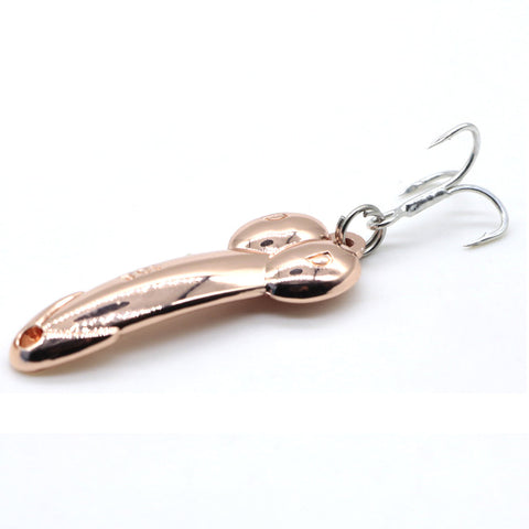 LUSHAZER DD spoon fishing lure 5g 10g 15g silver gold metal fishing bait spinnerbait Treble Hook hard lures China free shipping