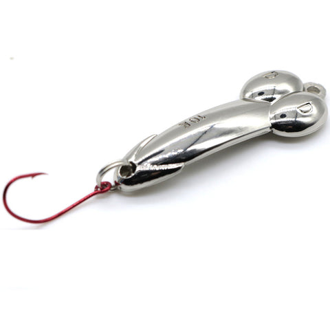 LUSHAZER DD spoon fishing lure 5g 10g 15g silver gold metal fishing bait spinnerbait Treble Hook hard lures China free shipping